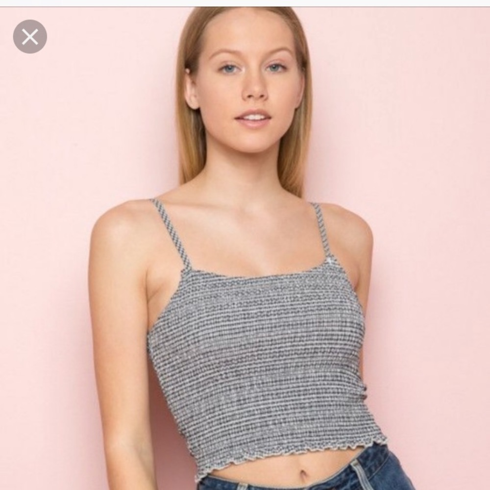 Brandy Melville Gingham Izzy Top